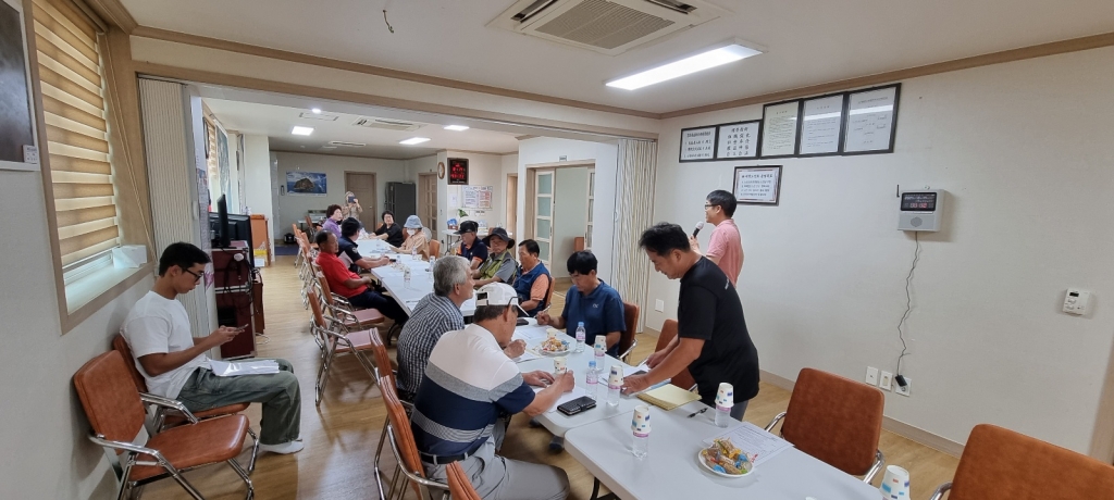 태안군 청산항, 탄개포항 어촌신활력증진사업 예비계획 주민회의